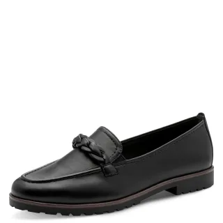 Tamaris - Da.-Slipper black leather - Gr. - 37