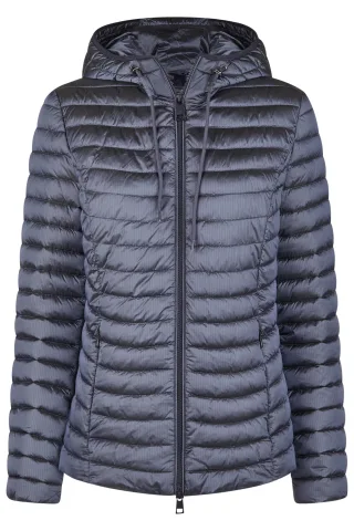 Barbara Lebek - Jacke Sorona mit Kapuze denim - Gr. - 38