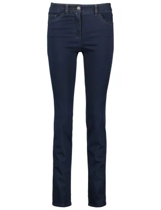 GERRY WEBER Edition - 5-Pocket Jeans Best4me blau - Gr. - 36/R