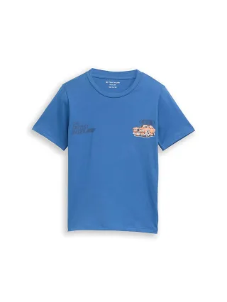 tom tailor kids - T-Shirt mit Foto-Print federal blue - Gr. - 116/122
