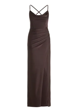 VM by Vera Mont - Abendkleid dark maroon - Gr. - 32