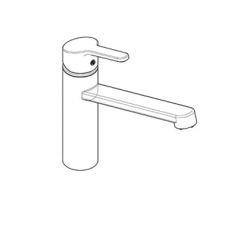 Kludi M2 Küchenarmatur mattschwarz, 595743975 595743975