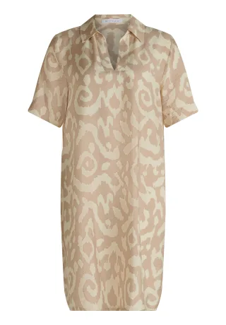 Betty & Co - Hemdblusenkleid nature/cream - Gr. - 36