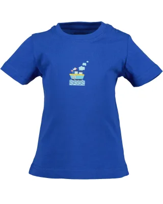 Blue Seven - Mini Kn T-Shirt, Rundhals blau - Gr. - 68