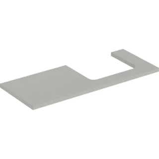 Geberit ONE Waschtisch-Platte, Ausschnitt rechts, für Aufsatzwaschtisch 505325007
