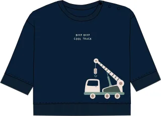 STACCATO - Kn.-Sweatshirt dark marine - Gr. - 74