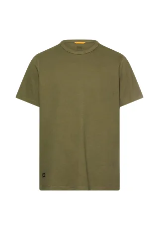 camel active - T-Shirt mit Backprint deep olive - Gr. - L