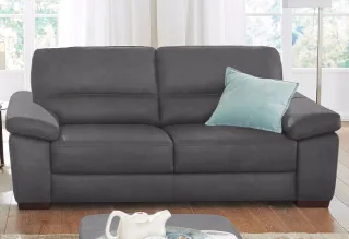 CALIA ITALIA 2-Sitzer "Gaia, Sofa im edlen Design und mit erstklassigem Sitzkomfort" aus pflegeleichtem Luxus-Microfaser Ginevra Hydro Care