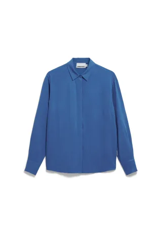 Armedangels - LARISAANA LONGSLEEVE BLOUSE dark morning - Gr. - XS