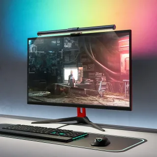 BlitzWolf® BW-CML2 RGB Gaming Monitor Light Bar Dual Light Source 300-1000Lux Adjustable Cool/Mix/Warm Light Color Tempe