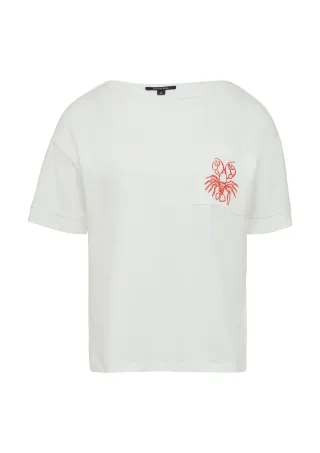 comma - T-Shirt weiß - Gr. - 44