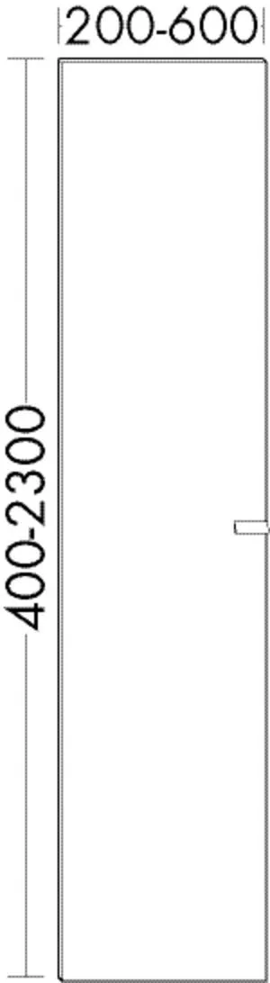 Burgbad Tür rc40 System PG1 1000x1000x170 Lichtgrau Matt, TRAA002RF4023 TRAA002RF4023