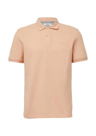 s.Oliver Red Label - Poloshirt aus Baumwollpiqué orange - Gr. - XXL