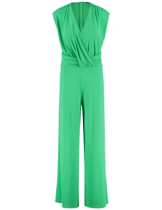 TAIFUN - Eleganter Jumpsuit grün - Gr. - 38