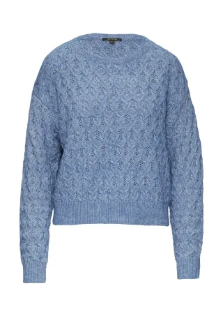 comma - Strickpullover blau - Gr. - S