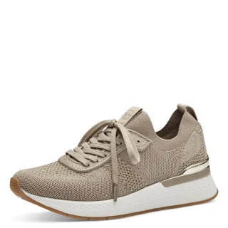 Tamaris - Da.-Schnürer ivory metallic - Gr. - 37