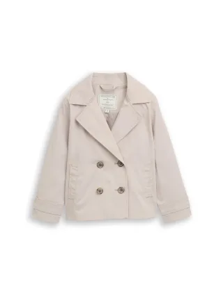 tom tailor kids - Trenchcoat mit wasserabweisender Funktion cloud grey - Gr. - 116/122