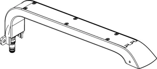 Hansgrohe Brausearm Raindance Select E 300 2jet Showerpipe chrom, 92144000 92144000