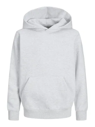 JACK&JONES - JJEURBAN EDGE SWEAT HOOD NOOS JNR white melange - Gr. - 152