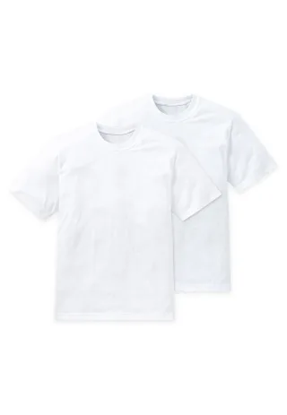 SCHIESSER - 2PACK T-shirt weiss - Gr. - S