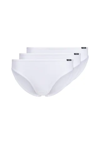 SKINY - Skiny Damen Rio Slip 3er Pack Cotton Essentials white - Gr. - 44