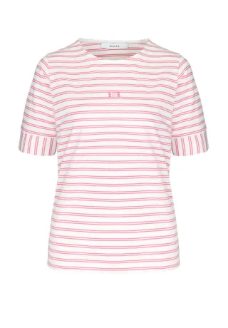 Bianca - Kurzarmshirt - DINIA rot - Gr. - 36