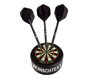 McDart Precision Mini Dartboard mit Wunschtext