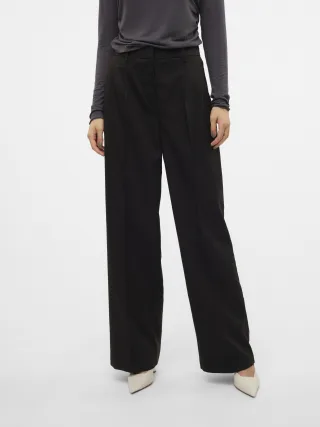 VERO MODA - VMNILA MW WIDE DAD PANT NOOS Black - Gr. - 34/34