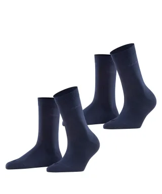 ESPRIT socks & tights - Esprit Basic Easy 2-Pack Damen marine - Gr. - 40.5