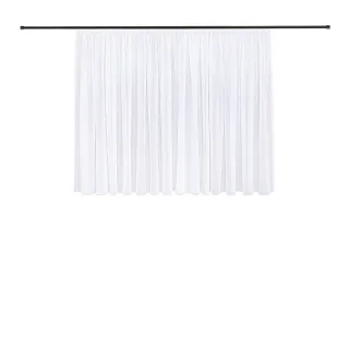 Gerster Gardine "Bianca" Kräuselband 1 Stk. tlg. Fertigstore Voile recyclet "Bianca"