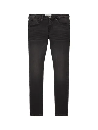 Denim Tom Tailor - TTCULVER SKINNY Jeans used dark stone black denim - Gr. - 28/34