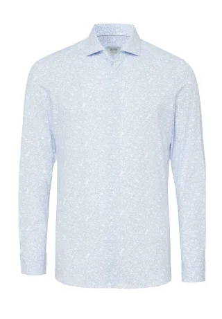 pure - PURE- Functional Hemd Langarm blau - Gr. - 40