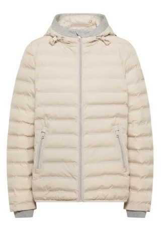 Cecil - Jacke in Welded-Optik beige - Gr. - XS