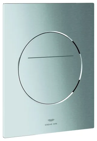 GROHE WC-Betätigung Arina 104645 rund Silk Motion edelstahl, 104645SD00 104645SD00