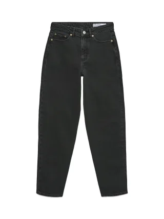 VERO MODA - VMTESSA HR MOM JEANS RA220 GA NOOS Dark Grey Denim - Gr. - 25/30