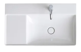 Duravit DuraSquare Waschtisch Weiß Hochglanz 800 mm - 2349800071 2349800071