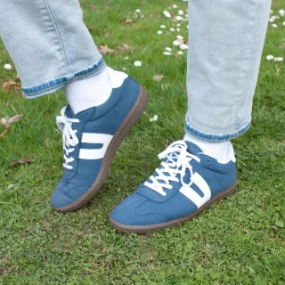Vegetarian Shoes Cheatah navy 36