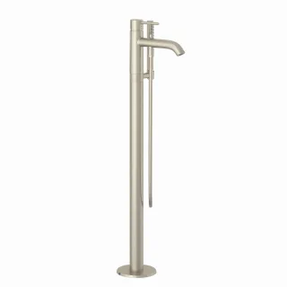 Kludi BOZZ Stand Wannenfüll- und Brause-Einhandmischer Stainless Brushed, 38590N576 38590N576