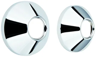 Grohe Rosette 02210 für S-Anschluss DN 15 d:70mm 2 Stück chrom, 0221000M 0221000M