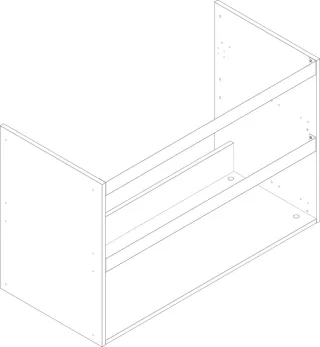 Hansgrohe Xilesa Korpus 980x470 2AZ , 98019000 98019000