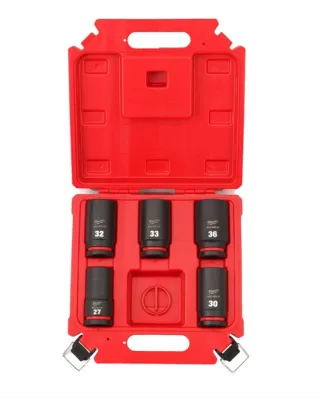 Milwaukee SHOCKWAVE Schlagnuss 3/4 lang, 5-teiliges Set - 4932498750