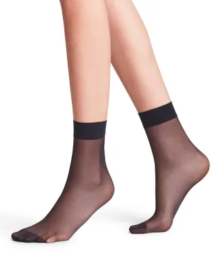 FALKE - FALKE Seidenglatt 15 DEN Damen marine - Gr. - 36.5