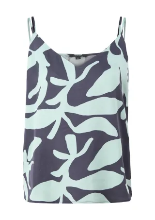 comma - Blusentop blau - Gr. - 38