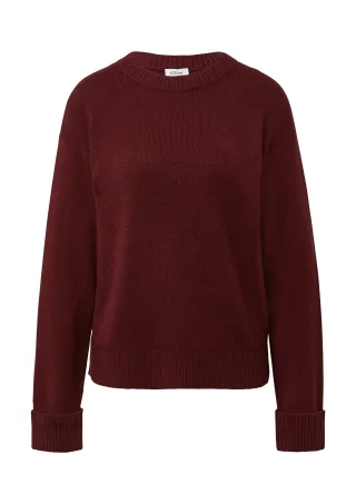 s.Oliver - Strickpullover rot - Gr. - 38