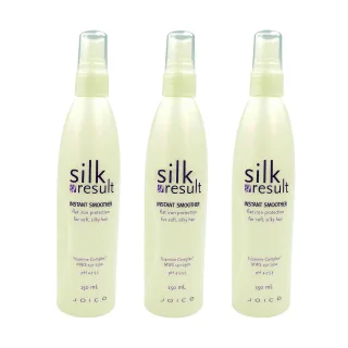 Joico Silk Result Instant Smoother Haar Styling Pflege Glätteisen Hitze Schutz - 3 x 150 ml