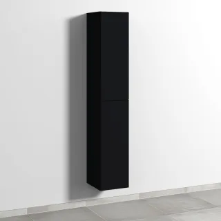 Sanipa 3way Hochschrank mit 2 Türen, Schwarz-Matt SF09108