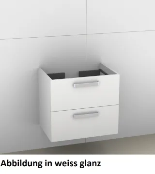 Artiqua 414 Waschtischunterschrank für Memento 513361, 513363 Quarzgrau Hochglanz Select, 414-WU2L-V 414-WU2L-V24-7162-172