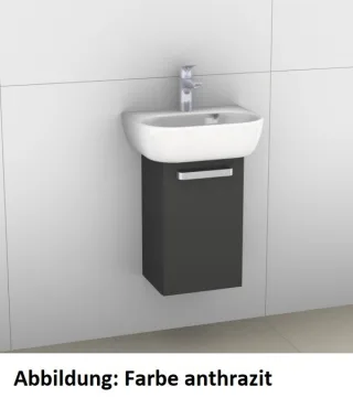 Artiqua 413 Waschtischunterschrank für 4U 273445, Oxid Hellgrau quer, 413-WUT-K21-L-7183-721 413-WUT-K21-L-7183-721
