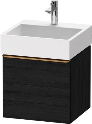 Duravit D-Neo Waschtischunterbau wandhängend Eiche Schwarz Matt 484x442x440 mm - DE4270004160000 DE4270004160000