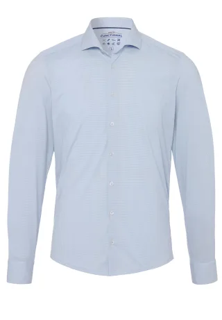 pure - PURE- Functional Hemd Langarm blau - Gr. - 39